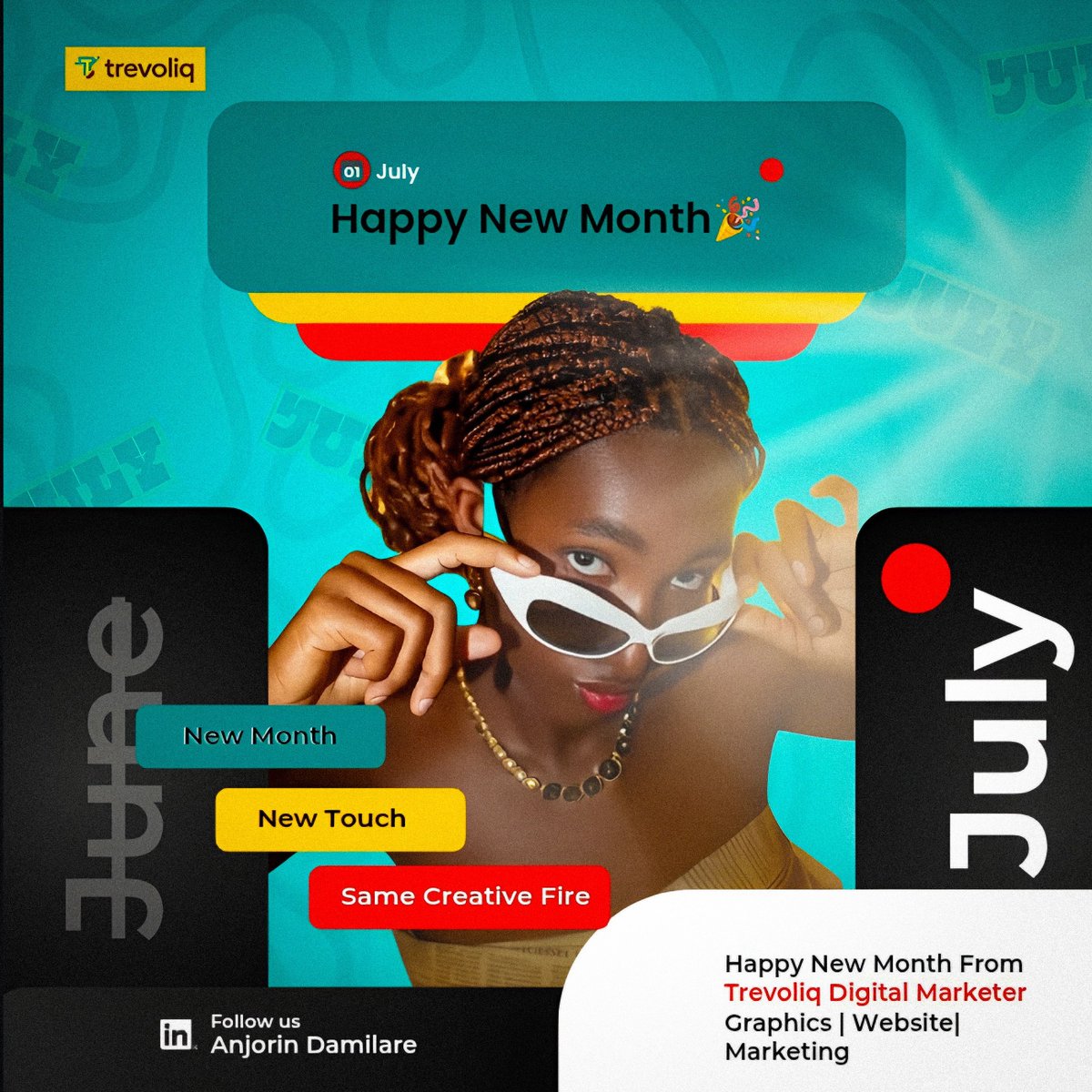trevoliq's tweet photo. JULY🎉
Happy New Month
To all our esteem clients, you're all special and important to us
This Month will bring good fortune | To more deals together🥂
182/365 https://t.co/jgLIBWMAKu