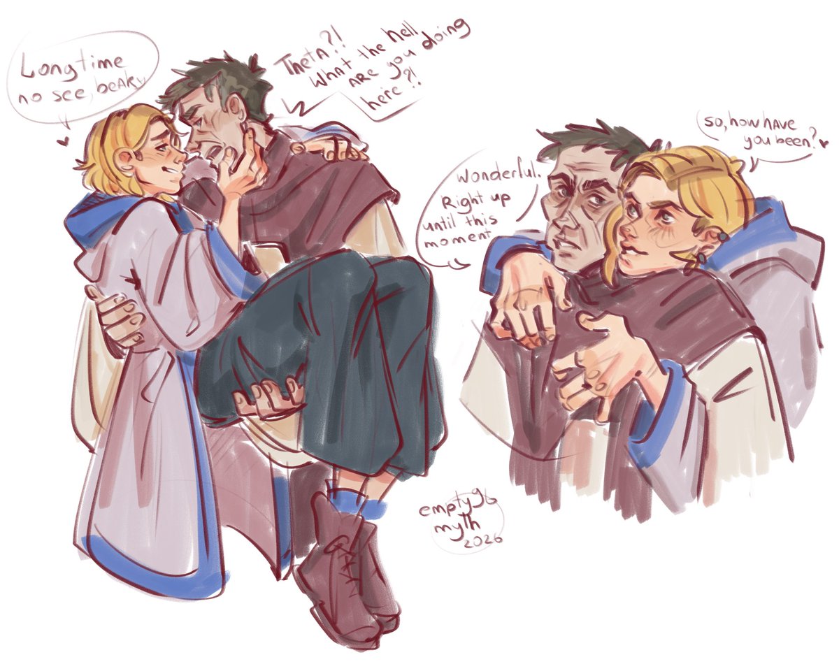 luftnicht's tweet photo. sometimes i make doctor who fanart

and thinking about that AU where the 13th doctor meets vansell again… https://t.co/WNPt8oMLc3