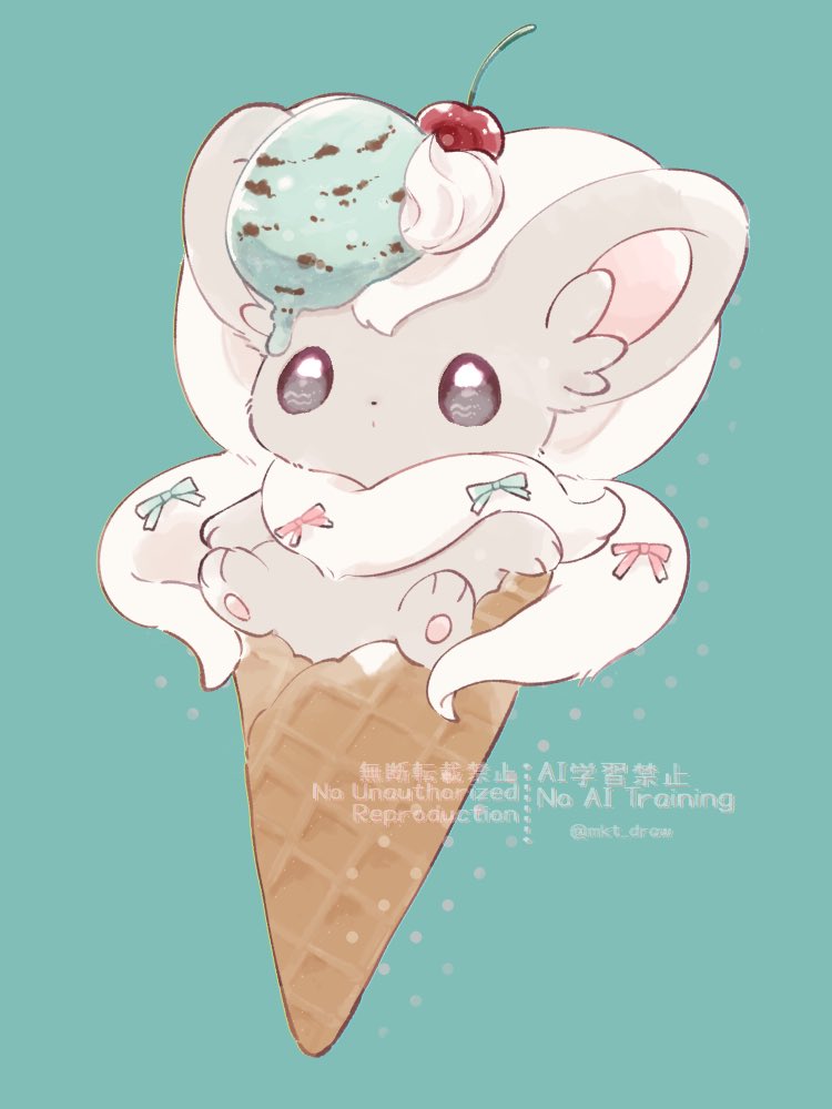 buizu_miki's tweet photo. 🍨　#チラチーノの日 https://t.co/b63GUXMaAU