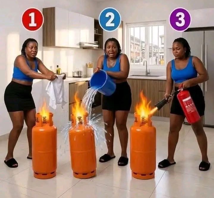 Toosynn's tweet photo. How smart are you?
What’s the best way to stop the fire? https://t.co/gvCVapGvM8