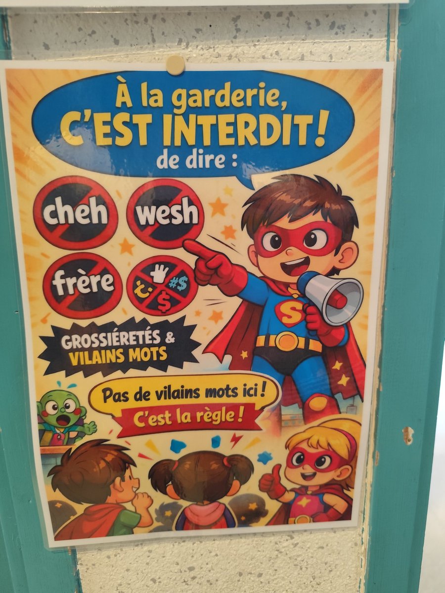 RomainEvenement's tweet photo. 🤬Le périscolaire obligé de réagir à la racaillisation du langage (appris on ne sait où). https://t.co/WG421A0heB