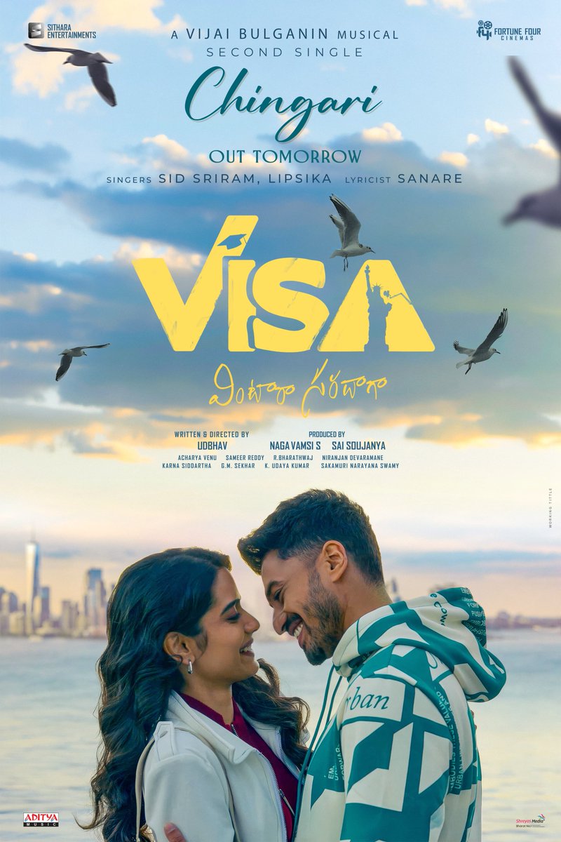 AshokGalla_'s tweet photo. Your heart is about to find its new favourite melody ❤️

#Visa Second Single #Chingari will be out tomorrow 💥💥 https://t.co/2INFpFE6cj