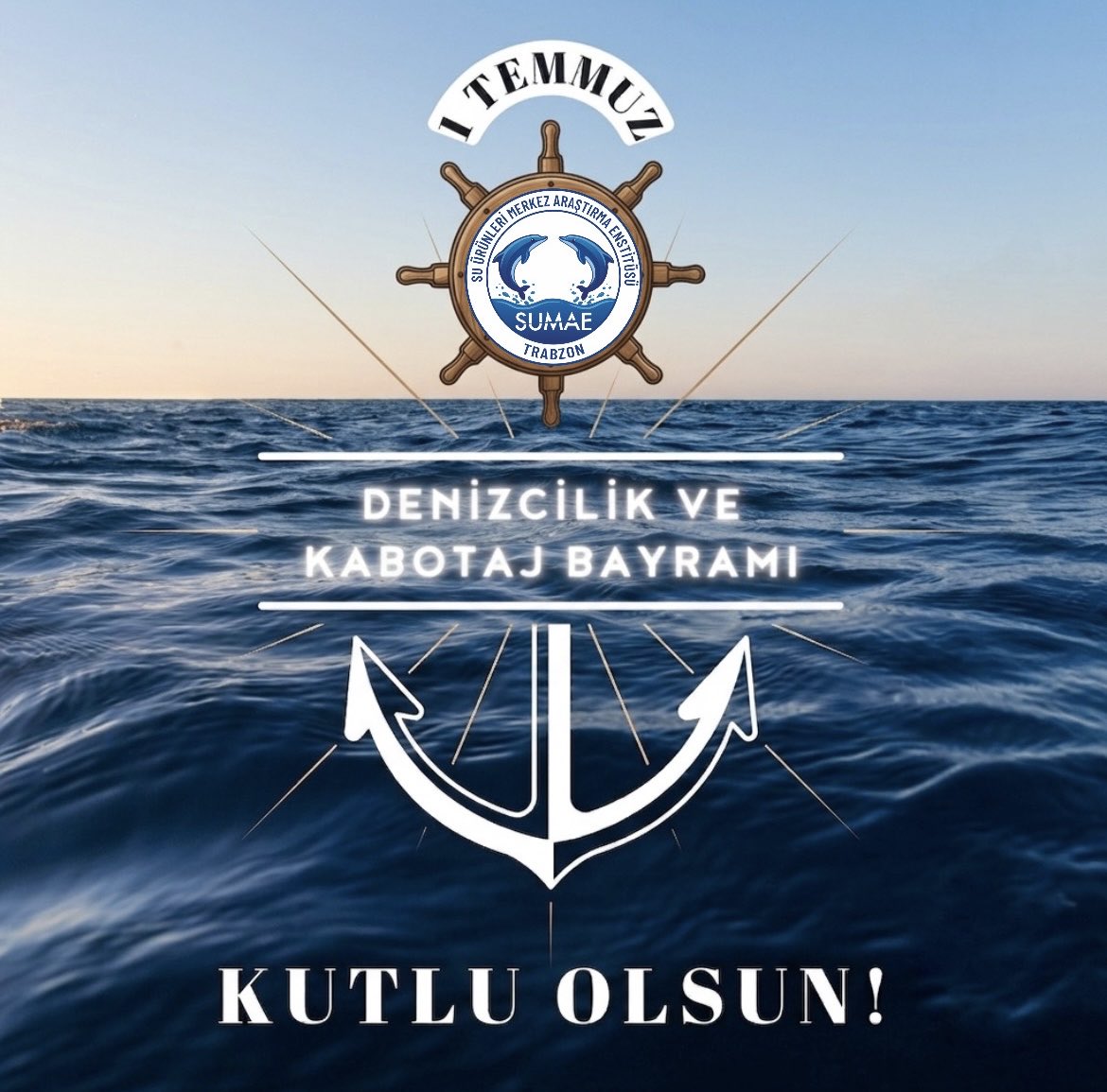trabzonsumae's tweet photo. Mavi Vatanımızın mavi sularında emek veren tüm denizcilerimizin ve milletimizin 
1 Temmuz Denizcilik ve Kabotaj Bayramı kutlu olsun! 🚢⚓ https://t.co/4rpWUJBfhk