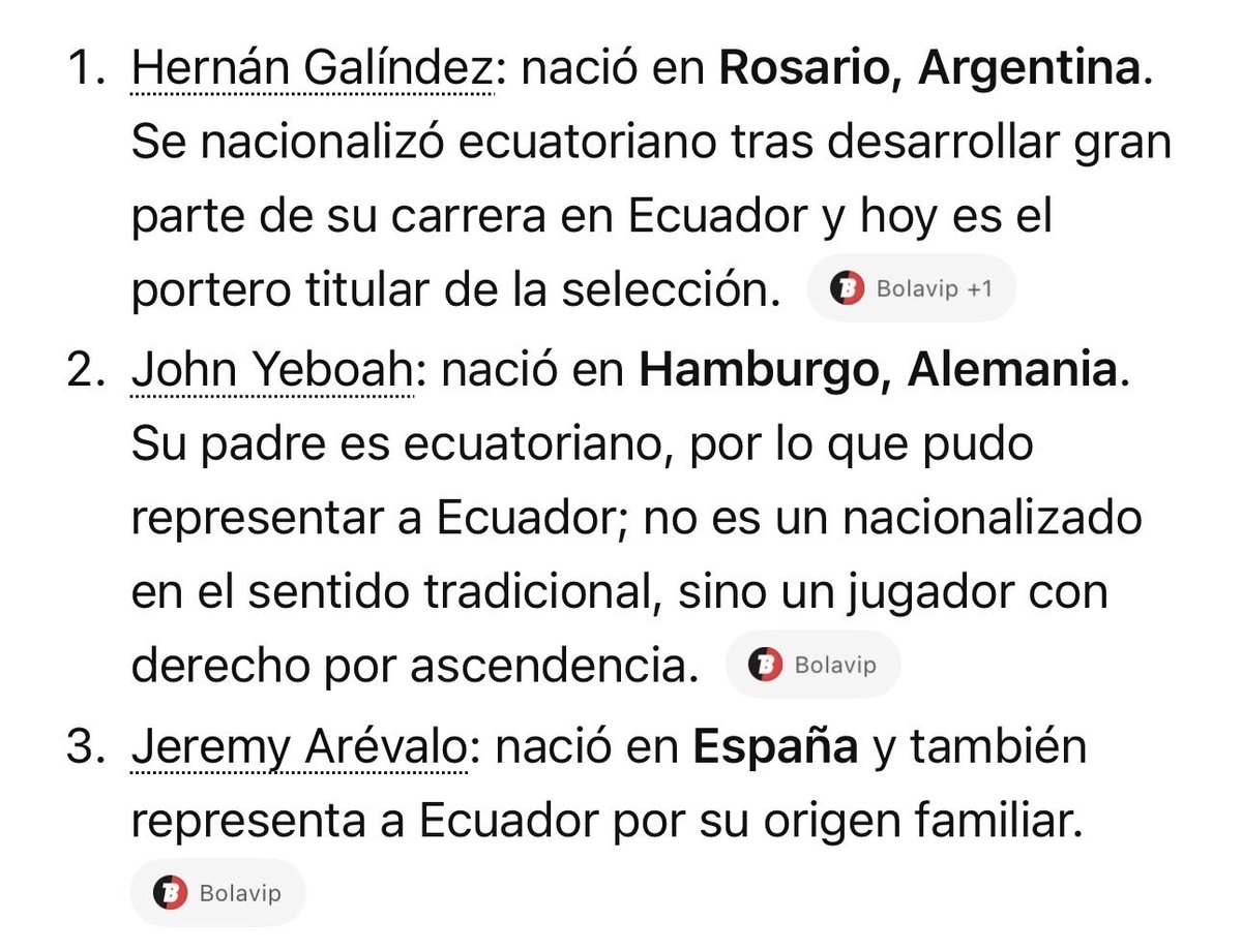PolloChickk's tweet photo. @marca90ec “Lo nacionalizaron” atte los que tienen 3 jugadores titulares nacionalizados https://t.co/9OJPk37laT