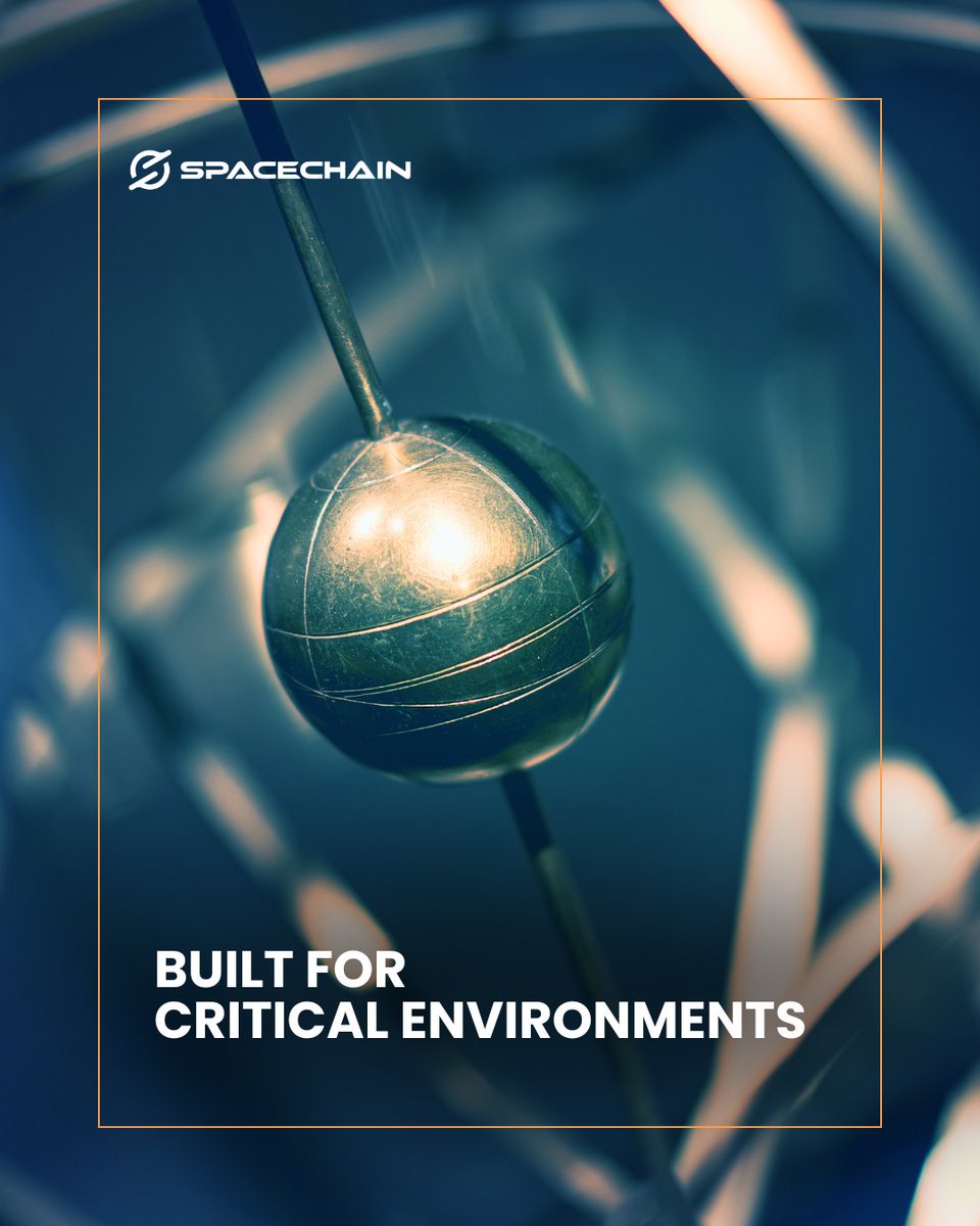 SpaceChain's tweet photo. In high-stakes environments, reliability cannot be treated as an afterthought. SpaceChain focuses on building resilient space-enabled systems designed to support secure communications and operational continuity under demanding conditions.

From orbital infrastructure to integrated system architecture, our technologies are developed with long-term performance in mind.

Strong systems begin with trusted foundations.

👉 Learn more at https://t.co/K4iq7bMCDd

#spacechain #spaceinfrastructure #spacesystems #orbitaltechnology #enterpriseinnovation