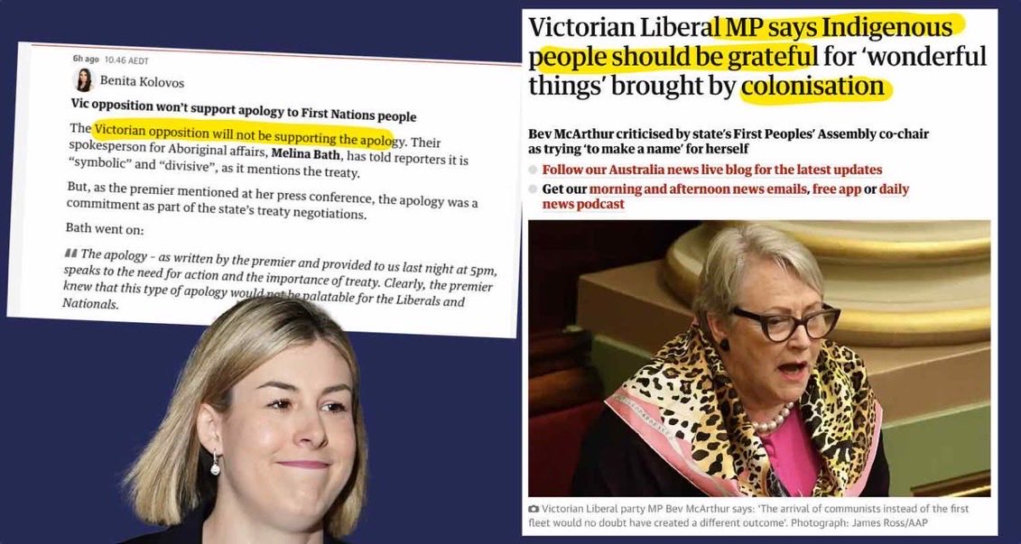 CaraMia200's tweet photo. #SpringSt #Breaking: Unwilling to be caught in a Pesutto bind,#Lib leader too afraid of cultist #Deeming, to act on her defiance in apologising to accused Guy.
Weak Lib leader squibs her duty, hiding behind Lib’s state exec. to deal w/ perjuring cultist. https://t.co/ouj6udOzr7