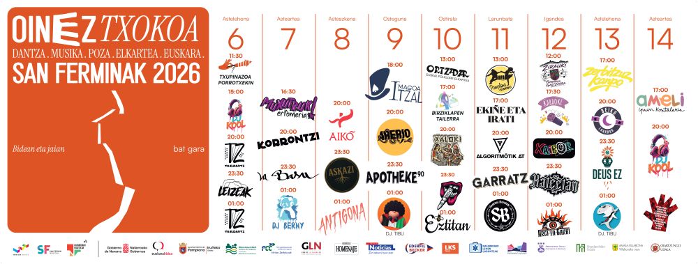 AhotsaInfo's tweet photo. 🔻#SFk26🔻
Oinez Txokoa, urtero bezala, Sanferminetan eskaintza gastronomikoa eta kulturala eginen du Iruñeko Takonera parkean. Leku zoragarria, benetako aterpe klimatikoa hurrengo jai egun beroetan ondo pasatzeko https://t.co/jy05XbMkAa