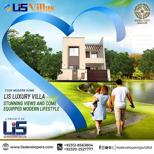 lisdevelopers's tweet photo. Own your dream LIS Luxury Villa in Bahria Town Karachi 🏡

Modern design, stunning views, and premium lifestyle with easy installment plans.

125 | 250 | 500 | 1000 Sq. Yards
📞 +92 312 8563804
📞 +92 320 2527777
#LISDevelopers #LISVillas #BahriaTownKarachi #LuxuryLiving https://t.co/20iO5NKQRk