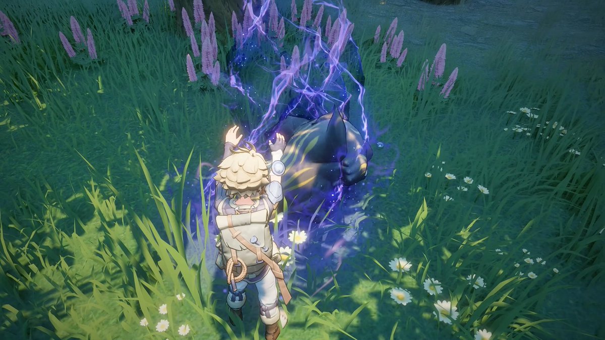 gamespark's tweet photo. オープンワールド・サバイバルクラフトRPG『ワイルド ワイルド エデン』ワクワクできる映像公開！モンスターを眠らせ仲間に
https://t.co/4Da8XY20w5

原始的とファンタジーが融合した世界で仲間モンスターと冒険の旅に出発します。 https://t.co/ooxdfb8bu2