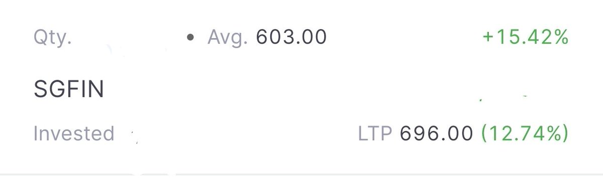 stoxflow's tweet photo. Bought sgfin on 29th June. 15% in 2 days. https://t.co/zEgOdLtw5L