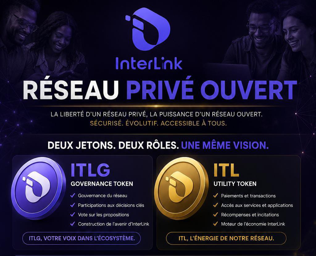 Chiamenou63's tweet photo. Interlink a surpris, réseau privé ouvert
#Interlink #ITLG #ITL https://t.co/EF4dKeiBZn