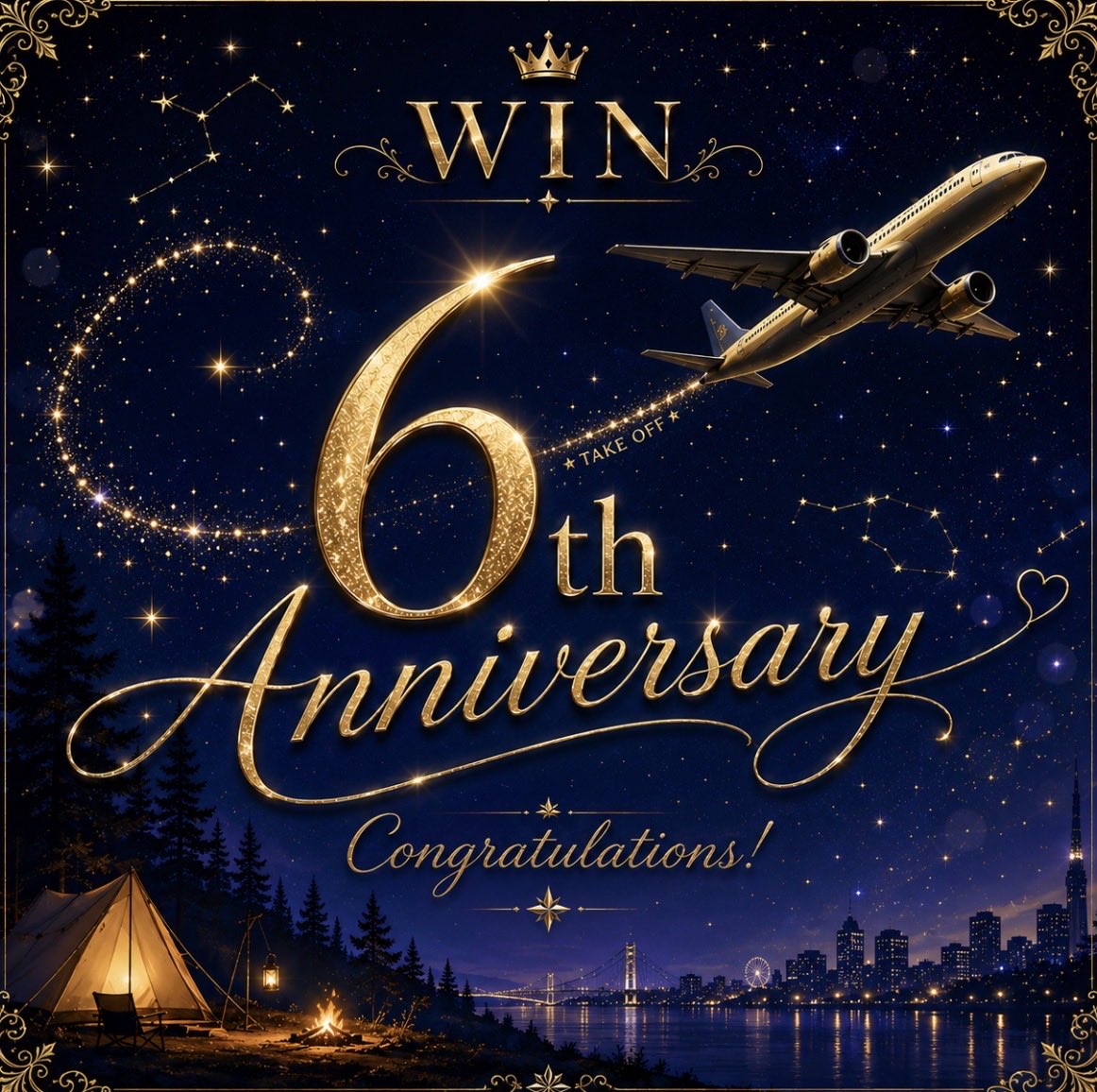 akibo3210's tweet photo. Happy 6th anniversary！
夢をのせた飛行機✈️がアジアへ、そして世界へ羽ばたいていきますように🌟
#MORISAKIWIN #森崎ウィン
#MORISAKIWIN_デビュー6周年 https://t.co/xYk8ClCT3b