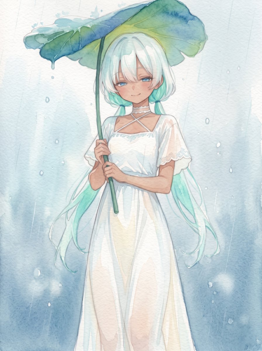 Himadeyoshi's tweet photo. 今日は雨予報。温度は下がるみたいだけど蒸し暑いかな？
「常夏の国のお姫様」 https://t.co/jLWGiGQQ5H
