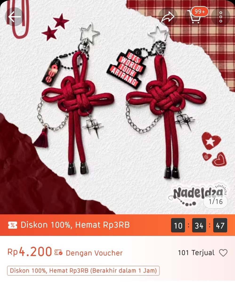 koonniceya's tweet photo. GAK NYANGKA ADA BAG CHARM ARIRANG UNDER 10K, COCOK BUAT FREEBIES 😭 https://t.co/o272N2uKNA