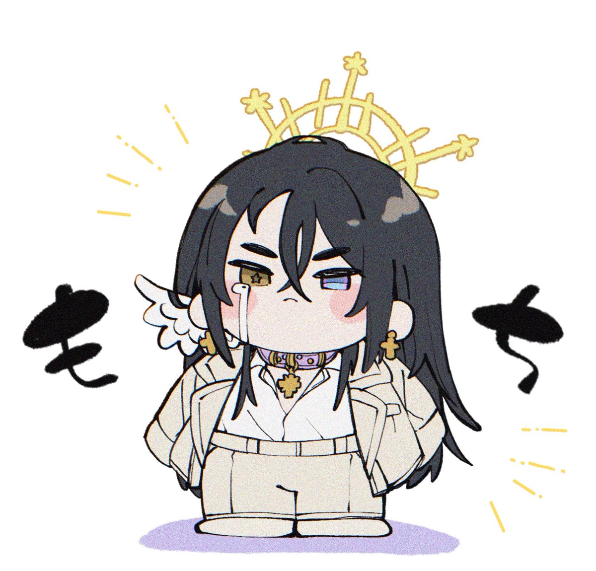 C8292A's tweet photo. いつかに描いたもちミカ https://t.co/0aHQ71C3nN