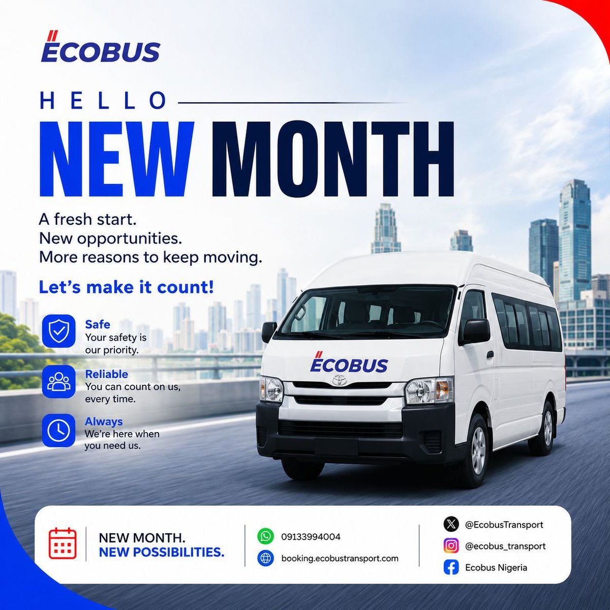 EcobusTransport's tweet photo. 💬 Where will your first trip this month take you? Tell us your destination in the comments! 👇🚐 https://t.co/9360T1eM0o