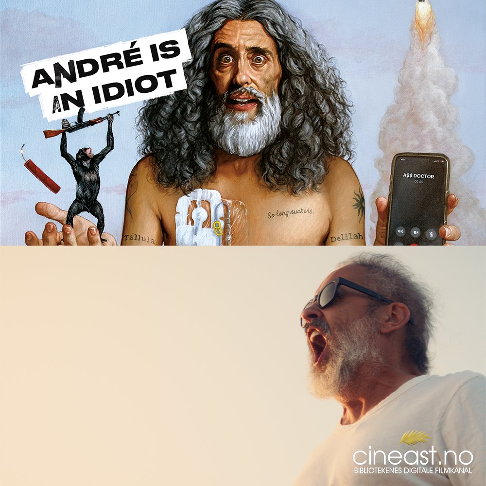 CineastNo's tweet photo. Reklamemannen André Ricchiardi i San Francisco ignorerer meldingen som kommer rundt 45-årsalderen om at det er på tide med en koloskopi. Først sju år senere tar han tak i det - men da er det allerede for sent. 
André Is an Idiot (2026) Nå på https://t.co/35EmiLtmnE
#Cineast https://t.co/wDcVRj9BfJ