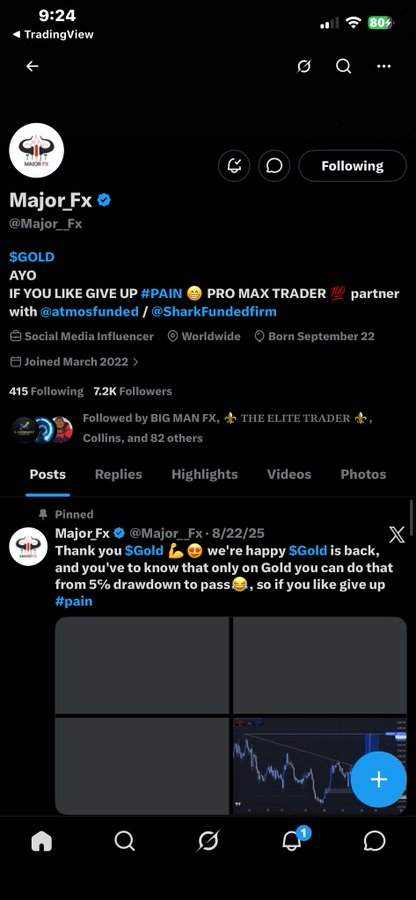 ZoneTrader0's tweet photo. @Major__Fx @BullwavesPrime @natewolfiey @Realmb__Fx @zagadaat_ @bfgofficer @Iam_ajiya Done ✅

A trader only needs one opportunity to prove what's possible. Appreciate everyone involved for making this happen 🚀

@NailazaaraVera  @ShafiOriakhil  @Makiadi_ https://t.co/5dV2rLT0kN