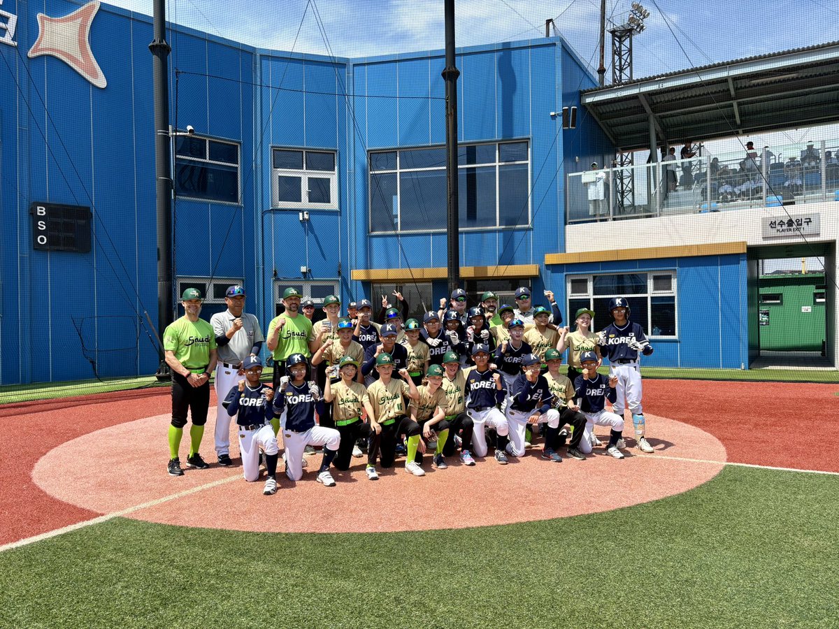 thereidbaseball's tweet photo. Perfect game on paper. Powerful lesson in reality. 14–0. Yes, South Korea was perfect. Less obvious is that Saudi Arabia battled in 6inn &amp; recorded all 18 outs vs. one of the best. Growth isn’t always in the score. One pitch at a time. Keep elevating ourselves &amp; those around us. https://t.co/SwdgNayOU5