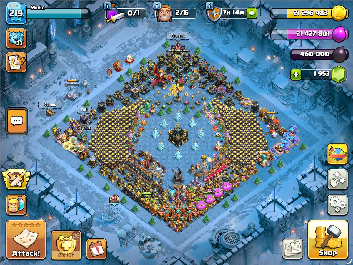 ukirkbaee's tweet photo. TH17 90% max. Good enough. TH18 here I come!🫡 https://t.co/oze9J8dKK0