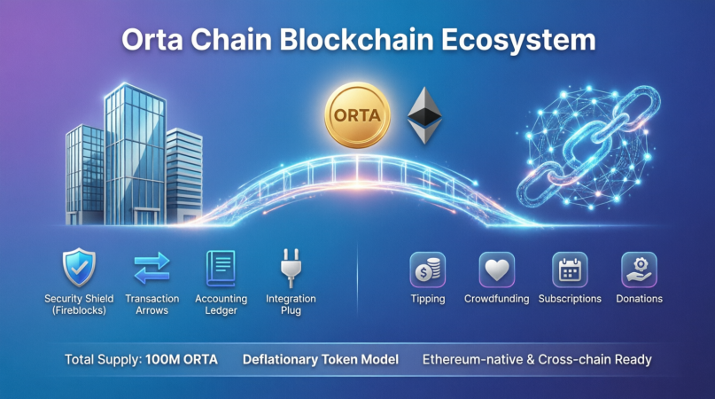 ckdr46's tweet photo. 🏢 ORTA CHAIN: Bridging Traditional Business with Web3! 🏢

💡 What is Orta Chain? 
Orta Chain is a crypto native financial & accounting infrastructure designed to seamlessly connect real world businesses with decentralized technology. It's NOT just another blockchain  it's an operational tool for enterprises!

🔥 Core Features:

 Enterprise Grade Security:
✅ Powered by Fireblocks custody infrastructure
✅ Institutional-level fund protection
✅ Full compliance with global financial standards
✅ Smart contract-based transaction automation

📊 Integrated Financial Layer:
• On chain validation for deposits/withdrawals
• Off chain micro transaction recording
• Real time crypto bookkeeping
• Transparent & auditable financial history
• Automated accounting for businesses

💼 Multi-Use Applications:
🎯 P2P tipping & donations
🎯 Crypto based crowdfunding
🎯 Subscription payments (SaaS, memberships)
🎯 Micro transactions
🎯 Gamification features for content platforms
🎯 Off chain asset management

🏗️ Architecture:
4 Key Components:
1️⃣ Custody Layer Fireblocks security
2️⃣ Transaction Layer On/off chain routing
3️⃣ Accounting Layer Verifiable records
4️⃣ Integration Layer  Easy business connectivity

🪙 ORTA Token:
• Network: Ethereum (ERC-20)
• Total Supply: 100,000,000 ORTA
• Current Price: ~$0.049
• Deflationary Model: 50% of quarterly net profit → Buyback & Burn
• Remaining 50% → Distributed to shareholders

🎯 Vision:
Making crypto the core payment & value transfer system for everyday business operations  removing technical barriers, ensuring security, and providing full transparency!

🌟 Why Orta Chain?
✅ Modular & scalable architecture
✅ Compatible with L1 & L2 ecosystems
✅ First integration with Brolyz (SocialFi)
✅ Bridge between Web2 & Web3
✅ Real-world business utility
✅ Sustainable deflationary tokenomics

🚀 The Future:
Orta Chain transforms how businesses handle crypto - from speculative assets to practical operational tools. Every transaction is traceable, verifiable, and audit-ready!

#OrtaChain #ORTA #Blockchain #Web3 #DeFi #Enterprise #CryptoAccounting #Fireblocks #Ethereum