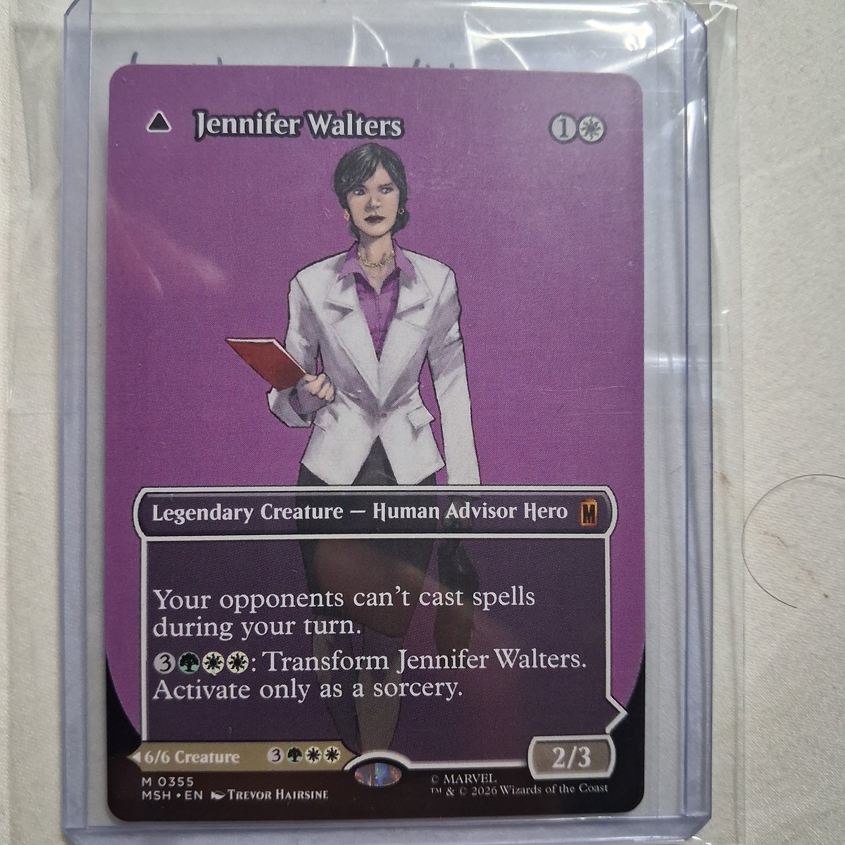 _Minamo21_'s tweet photo. Got a nice card with the new Marvel set in Magic the Gathering :3 https://t.co/F3bYyBHARi