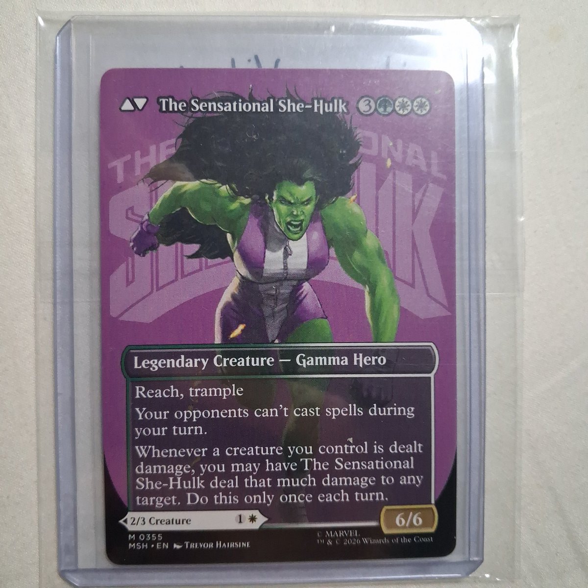 _Minamo21_'s tweet photo. Got a nice card with the new Marvel set in Magic the Gathering :3 https://t.co/F3bYyBHARi