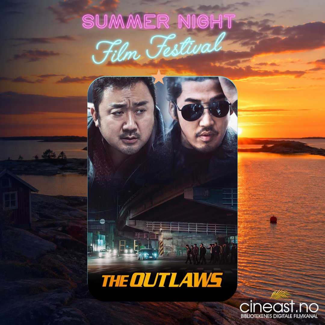 CineastNo's tweet photo. Når Norge viser seg fra sin vakreste side og sommerkveldene aldri helt tar slutt, inviterer Cineast til Summer Night Film Festival 2026. En sørkoreansk kriminalfilm basert på virkelige hendelser i Seoul i 2004. The Outlaws (2017) Nå på https://t.co/35EmiLtUdc https://t.co/Qolzx3kw6Z