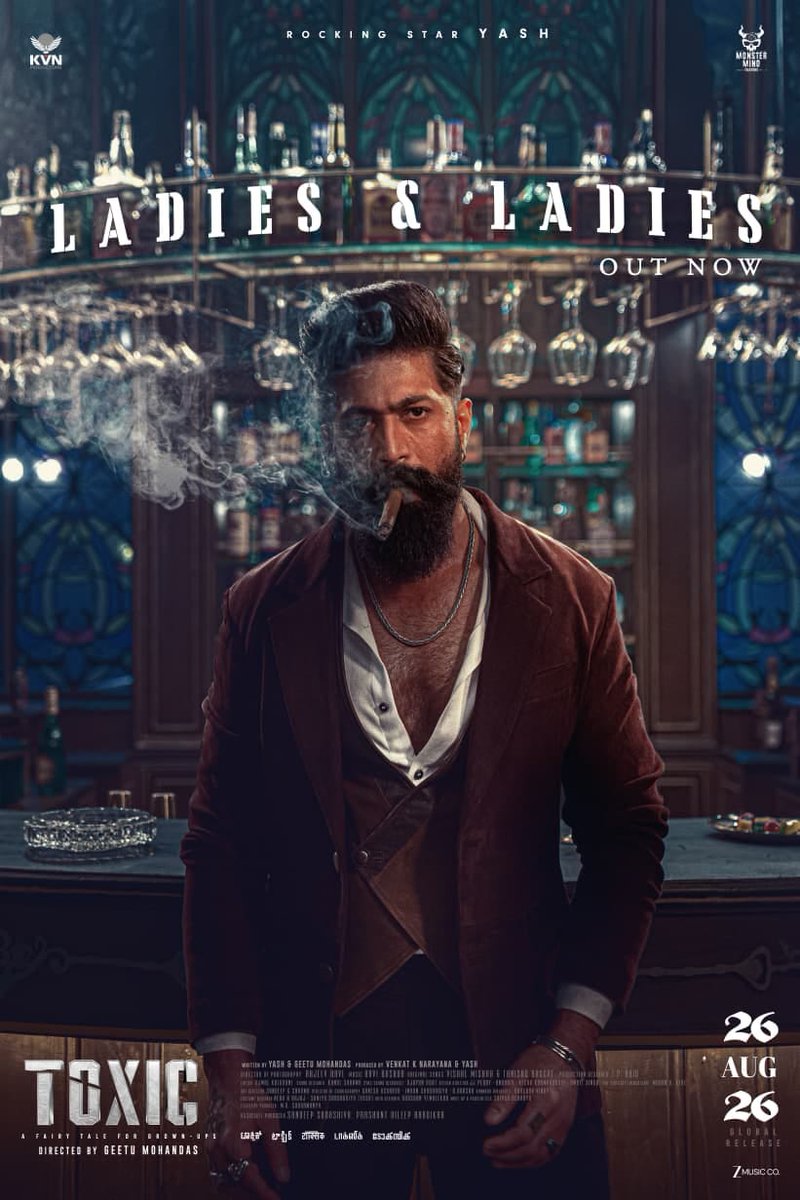 YashAdda_KA68's tweet photo. Ladies &amp; Ladies...

" #ToxicOn26thAug "

#ToxicTheMovie #Yash #YashBoss @TheNameIsYash . https://t.co/6pWtXRyYZS