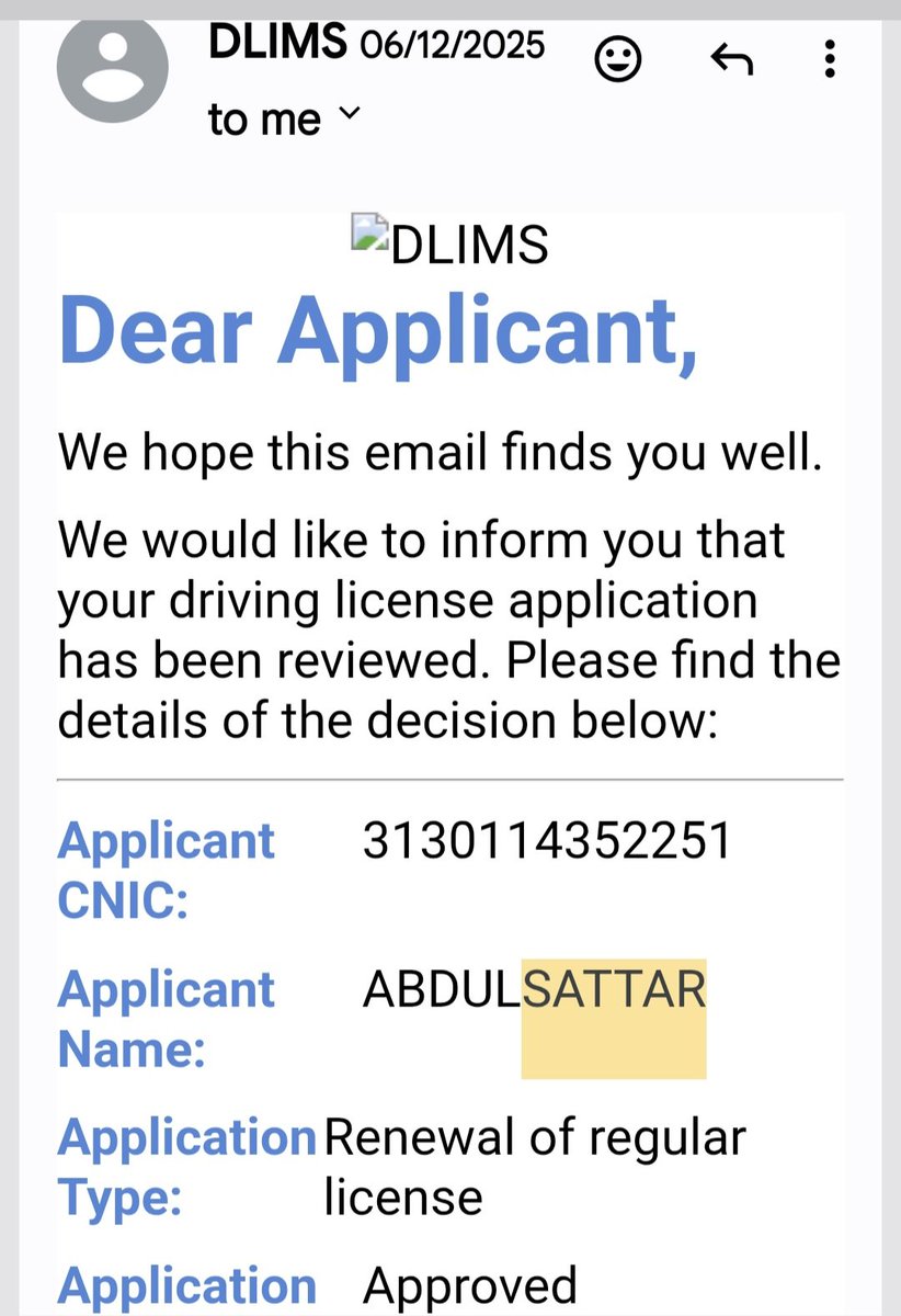 jamRiaz1122's tweet photo. @CMComplaintCell سر کب تک لائسنس پرنٹ ہو کر  ڈسپیچ ہو جائے گا چھ ماہ سے بھی زیادہ عرصہ ہو چکا ہے مہربانی کر کے جلد پرنٹ کروایا جائے لائسنس کی اشد ضرورت ہے https://t.co/ltybMoCrNH