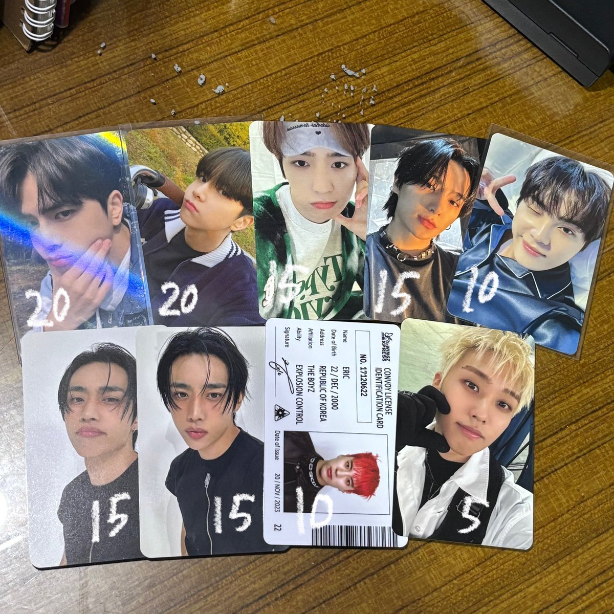 shukyeo's tweet photo. wts want to sell (clearance sale)
aab tbz the boyz changmin, younghoon, hyunjae, haknyeon, sunwoo, eric, jacob

min take lebih dari 1/2
co sisain 10k, exc. pack admin 5k

🏡 tangerang selatan, ina. 
mention after dm! https://t.co/jy2o36Zur2