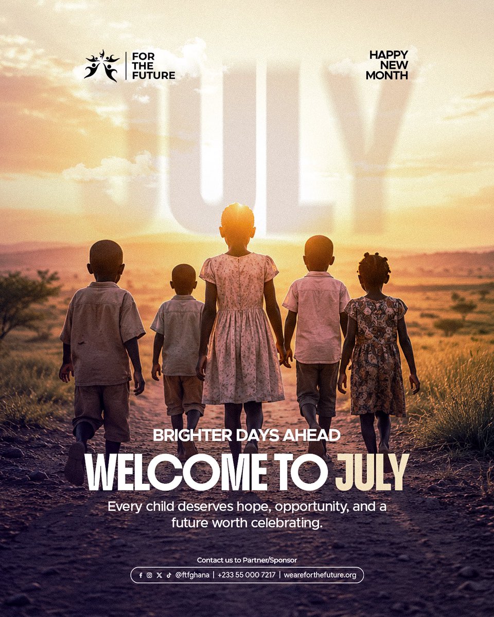 FTFGhana's tweet photo. Twitter 
Welcome to July! ✨ As we step into a new month, our hearts and thoughts are with all individuals and families across Ghana affected by the recent devastating floods. We stand in absolute solidarity with you during this challenging time.

1/2. https://t.co/9W8kQnl0cz