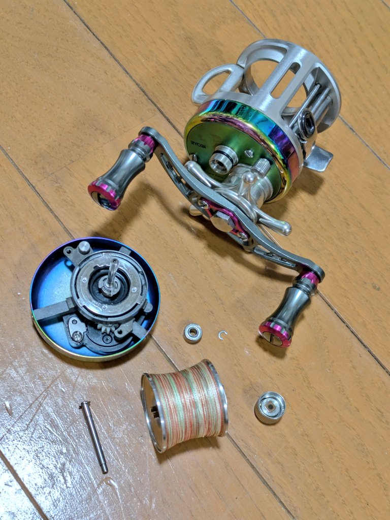 リョービ バリウス スペクトル F200 釣行後のメンテ 他メーカーより