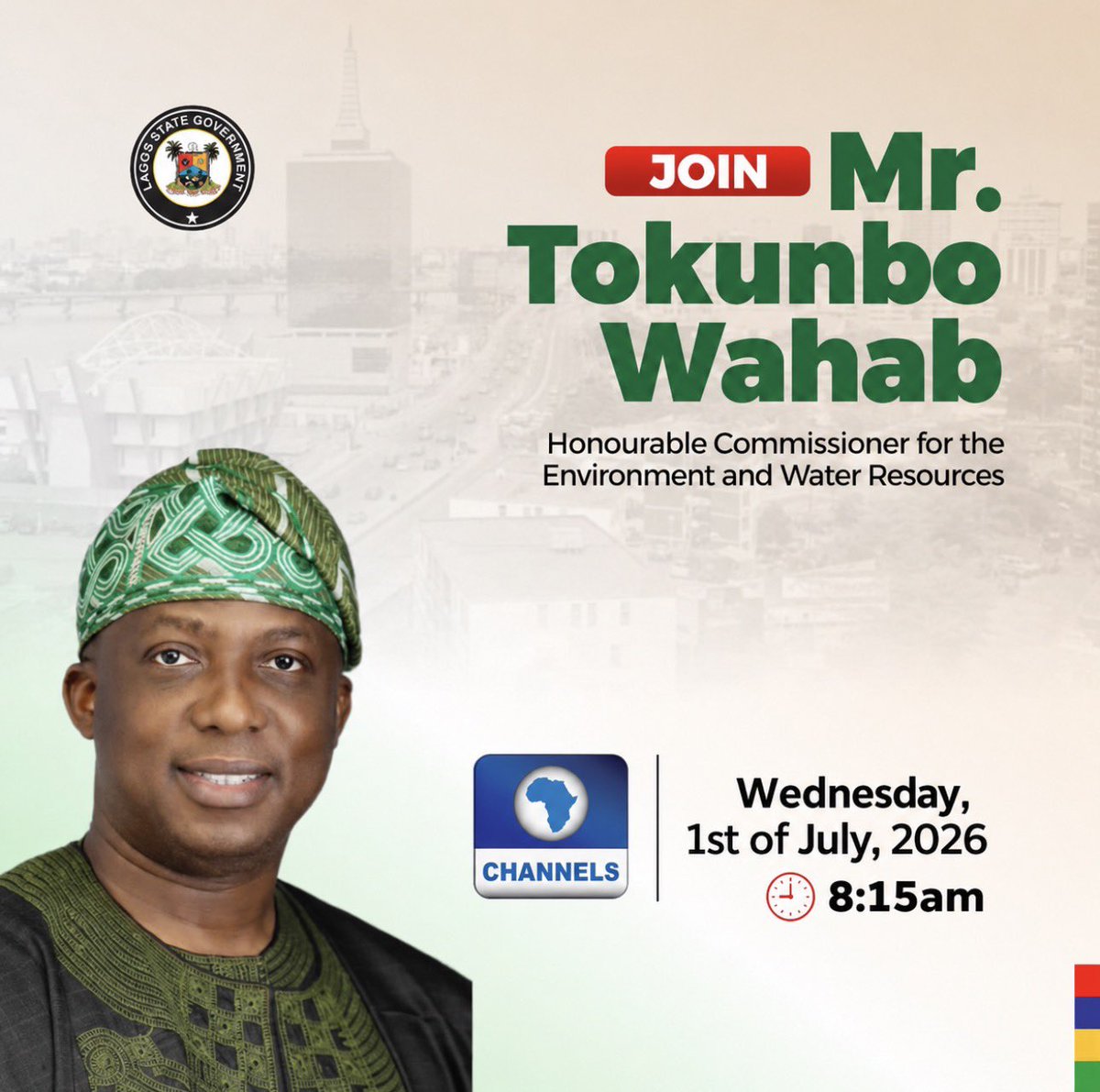 tokunbo_wahab's tweet photo. Please join me this morning on @channelstv Sunrise Daily by 8:15am https://t.co/SFWheARAuv