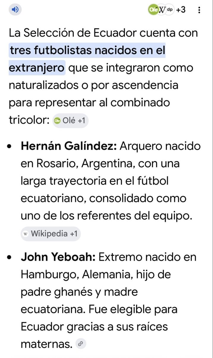 TomGC4's tweet photo. @newlearner33776 @BarsaARG Antes de escribir pendejadas, primero investiga todos los naturalizados de cada selección.
Ecuador tiene a 3, lo sabias a o no?! https://t.co/LFRbsnqtaE