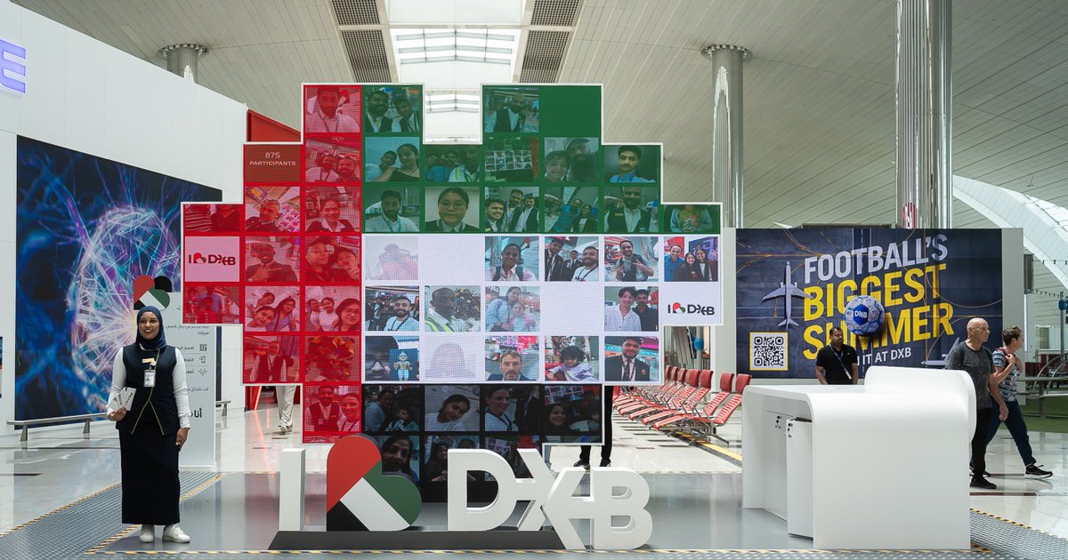 DXBMediaOffice's tweet photo. مطار دبي الدولي يستعد لدخول ذروة موسم السفر الصيفي، مع توقع مرور نحو 3 ملايين ضيف عبر مبانيه خلال النصف الأول من شهر يوليو، كما يُتوقع أن تشكل حركة المسافرين العابرين عبر المطار نحو 50% من إجمالي عدد الضيوف، بما يعكس مكانة دبي كواحدة من أكثر مراكز الطيران العالمية ترابطاً واتصالاً بالعالم.