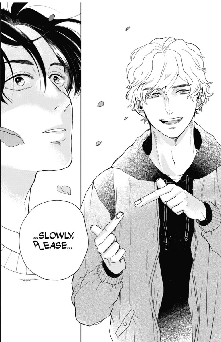 Pinkunicorn_02's tweet photo. Just finished reading this BL manga about two boys who slowly learn to communicate through sign language, and somehow it became one of the softest, most heartfelt love stories I’ve read. Their love wasn’t built on words, it was built on patience, understanding, and choosing each other every single day. It beautifully shows that communication is so much more than speaking or hearing. Every quiet moment, every signed confession, and every small gesture carried so much love. 🥹🤍