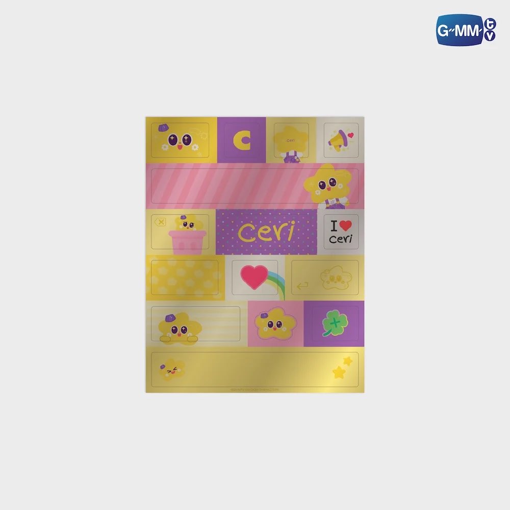 paipaipt_'s tweet photo. AouBoom &amp; Ceri TCEX2026 Merch collection 💛💜⭐️

      . ݁˖ ⋆౨ #AouBoom #CERI ৎ⋆˚.  ݁   
     ⊹  ᜔° #TCEX2026xGMMTV ⁺₊˚

♡ AOUBOOM Phone Buckle
♡ AOUBOOM ID Holder Pin Keychain
♡ CERI Keyboard Sticker
♡ CERI Button Cover Set https://t.co/7on39szEWU
