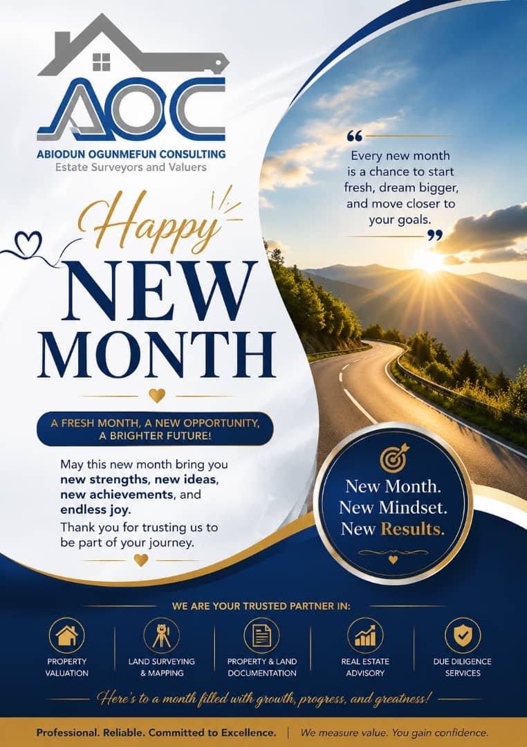AOC_valuer's tweet photo. Happy new month to you and yours, from all of us at AOC estate surveyors and valuers. https://t.co/Q03mkxesm2