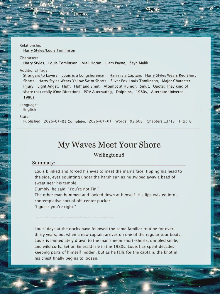 AdoreTheBrave28's tweet photo. My Waves Meet Your Shore ⚓️🪢🛥️

92.6K | E | strangers to lovers

OUT NOW!

https://t.co/muXEq7XA77 https://t.co/Fp3YyFq06m