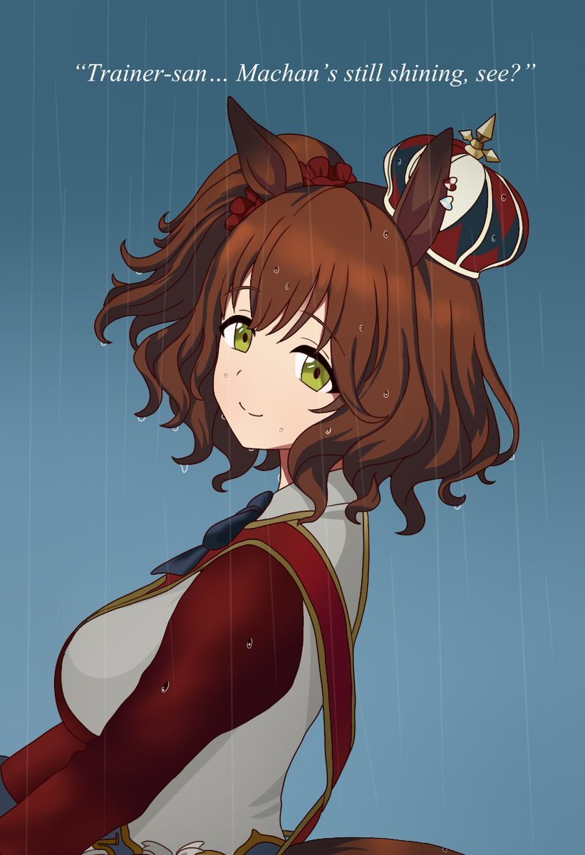 Red_trainer_Art's tweet photo. "Yes,Machan..... you are."
#Umamusume 
#AstonMachan https://t.co/fiBVfYPKnO