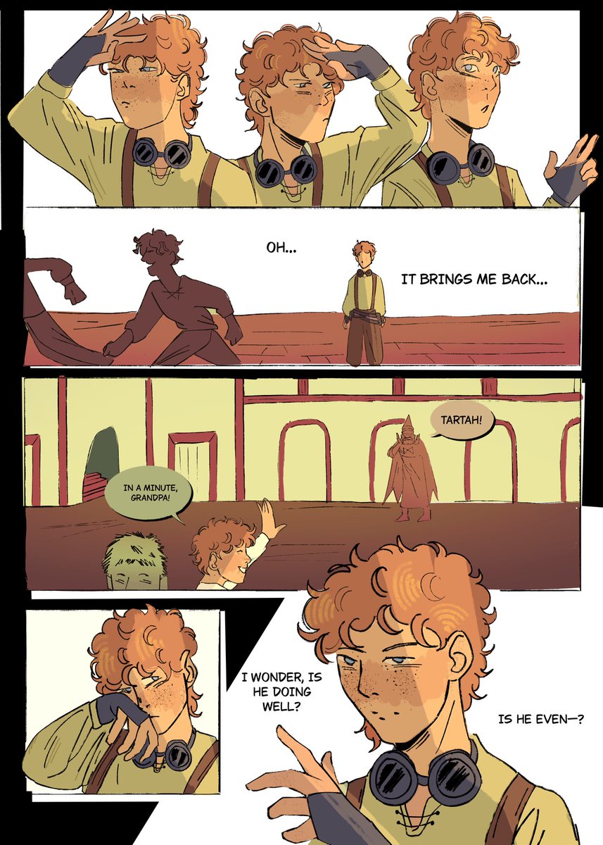 folkloristico's tweet photo. forlorn boys, a custas &amp; tartah comic 

[1/3]

#whaspoilers #Δ帽子 #witchhatatelier https://t.co/OLQrM4Beey