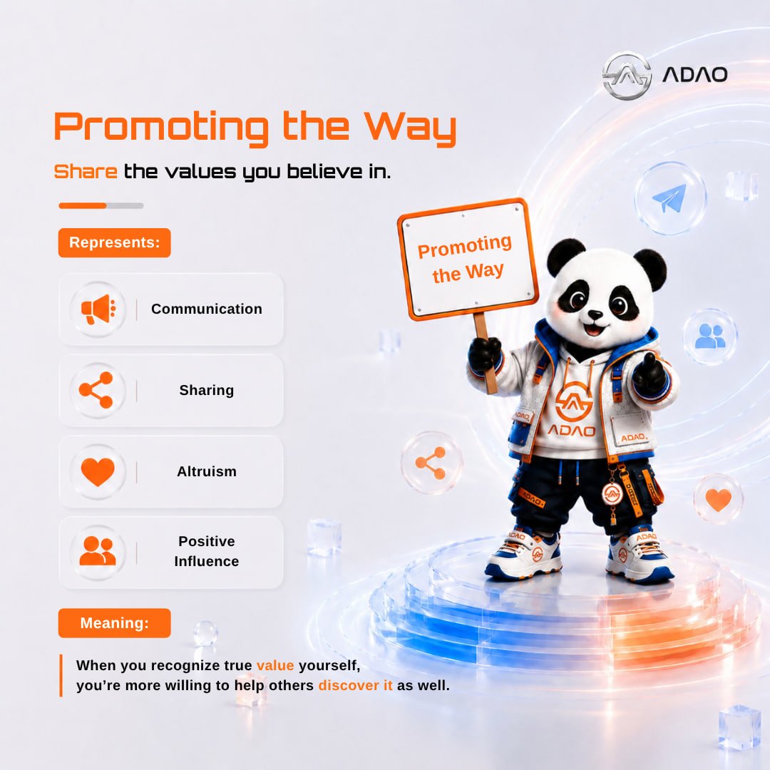 AKASOfficial_'s tweet photo. Promoting the Way ๐ก
Spreading correct cognition,
Gathering long-term consensus ๐ฅ
Value never diminishes by being propagated,
but expands boundlessly when shared ๐
ADAO
Sustaining the legacy of value,
Nurturing the continuous growth of consensus ๐
#ADAO #ValueConsensus https://t.co/ZCvxlLi7K4