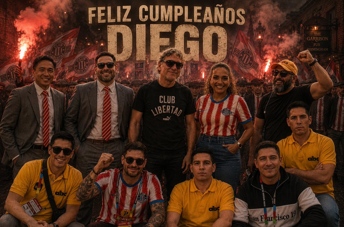robcantero's tweet photo. Feliz cumpleaños querido @diegomarini 
#VamosAlbirroja🔴⚪️🔴⚪️
#VamosParaguay🇵🇾
#AnchoAmericano

@ChipiVera89 https://t.co/WmkscTmULr