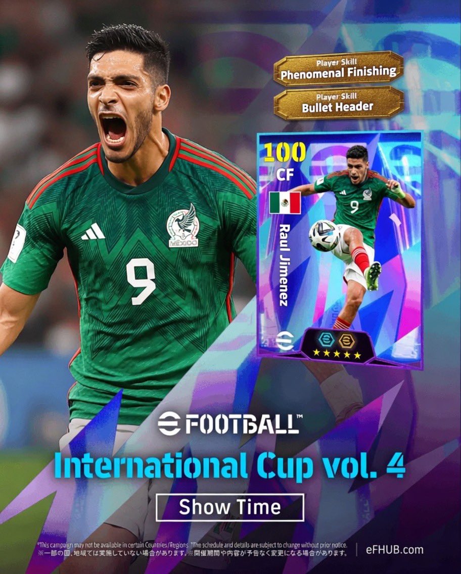 chiizom_odili's tweet photo. PREDICTIONS 🇲🇽( Raul Jimenez)
Crazy goal for Mexico with a shot at the top corner. 
#efootball https://t.co/M2JSTZcE3t