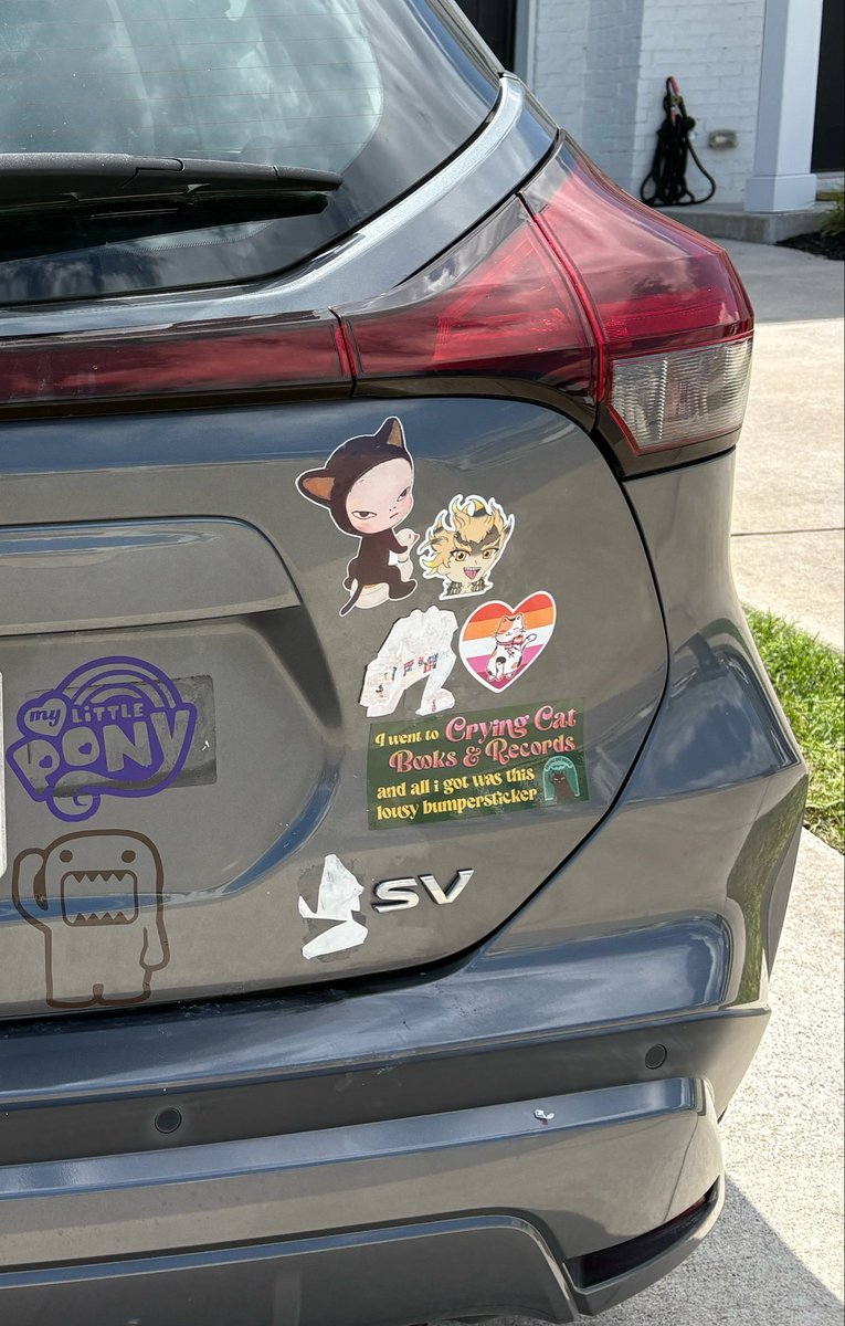 mwffinnz's tweet photo. Is this a coming out post? Here’s some stickers on my car . Fuck it https://t.co/BgR9vAaNwv