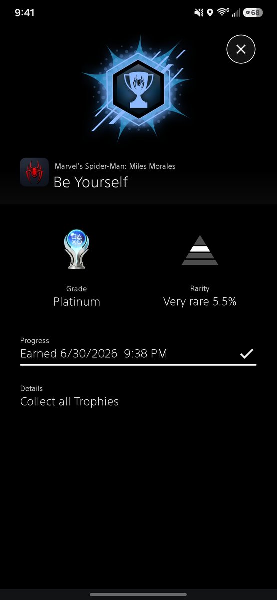 SSCloudTTV's tweet photo. Platinum Trophy #111: Marvel's Spider-Man: Miles Morales #PS5Share #PlatinumTrophy #TrophyHunting https://t.co/PZ92kNi7J1