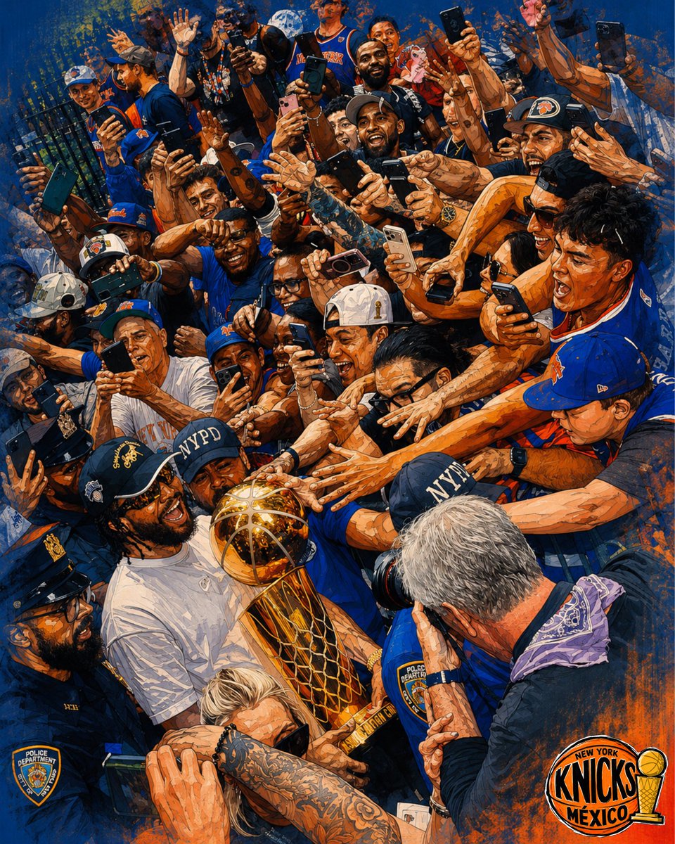 Knicks_Mexico's tweet photo. More than a team. More than a game. A family forever. 🧡💙
#AlwaysKnicks https://t.co/U6d5m2B1oc
