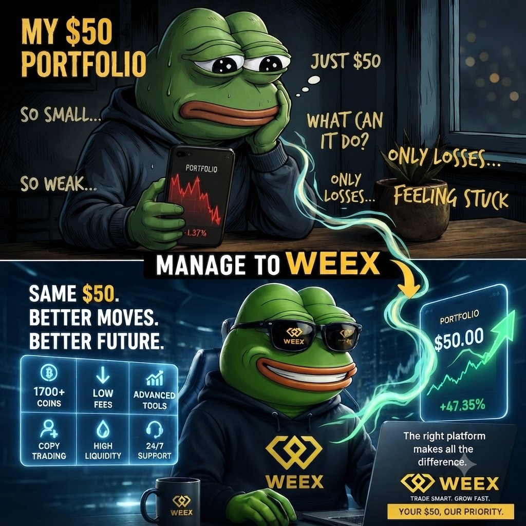 MNilipul's tweet photo. It's time to trade with WEEX.😎🔥

No kyc need ✅
1000 Btc fund protection ✅
Low fees ✅
Register now 👇
https://t.co/eNxMOXsFBL
#WEEXQuiz #WEEXShareAndEarn https://t.co/ef9Ojl4WaE