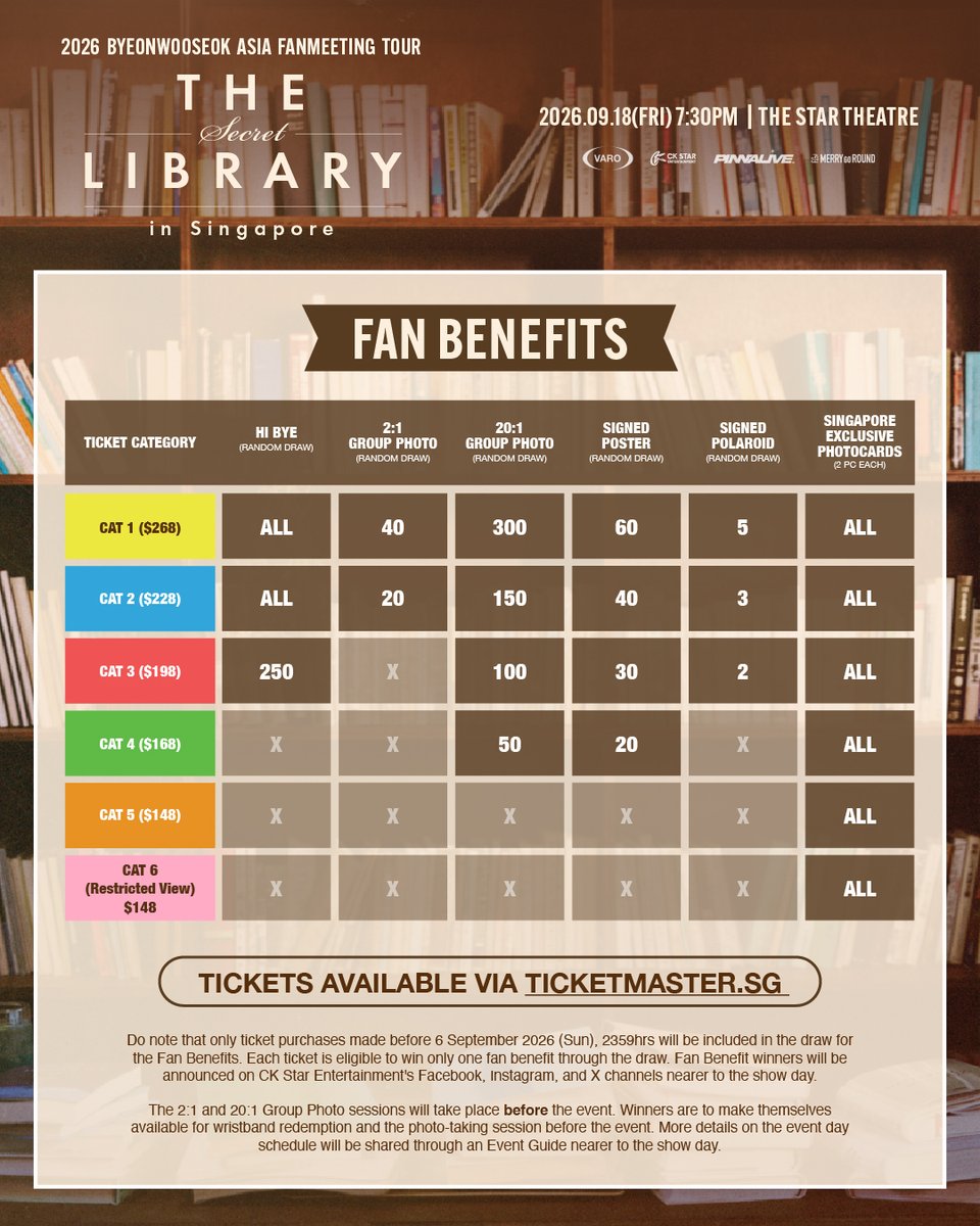 JaiAssists's tweet photo. 🎟️2026 BYEONWOOSEOK : THE SECRET LIBRARY IN SINGAPORE #TheSecretLibrary #BYEONWOOSEOK_TOUR_in_SINGAPORE #TheSecretLibrary_in_Singapore

✅OPEN FOR PRESALE AND GENSALE
🔗TPA FORM: https://t.co/R9gTBfZnrP
🔗PROOFS: https://t.co/4jcYNrJ70H 
 
‼️ Please read the infos carefully before submitting your form/s.
‼️ SEND US A MESSAGE IF LINK IS NOT WORKING

🙋🏻‍♀️PROXY PASABUY PASABAY PABILI HELP TO BUY WTS LFB DIRECT LINK LOW TO NO QUEUE BYPASS